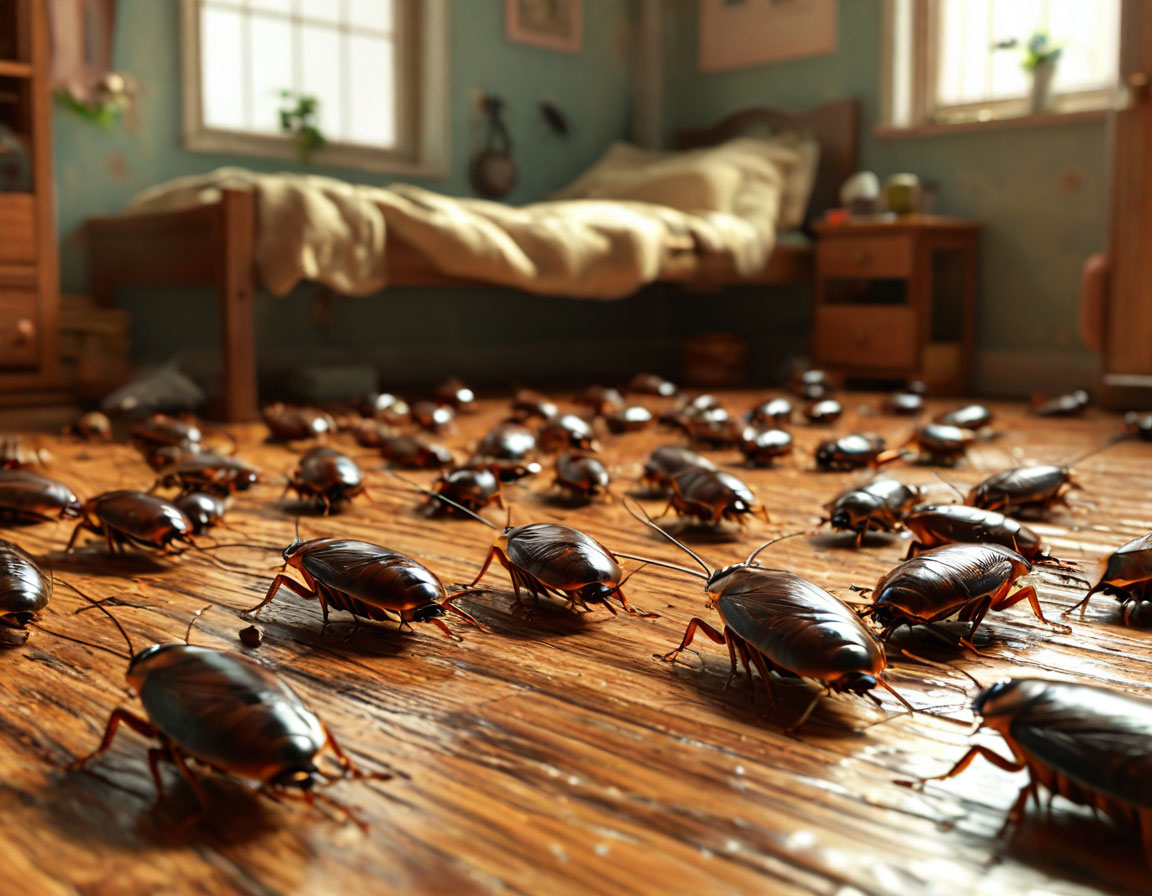 Игры с мелками, или Как я объявила вендетту тараканам